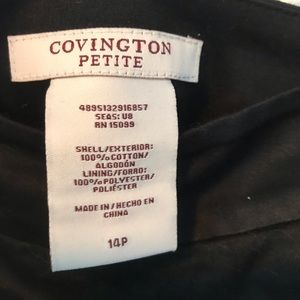Covington Skirts - Covington by JC Penney black a-line skirt Covington Skirts - Covington by JC Penney black a-line skirt